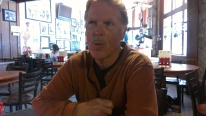 Charles McNair during our recent interview at Manuel's Tavern in Atlanta. 