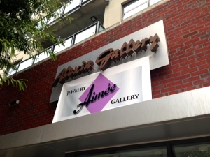 Aimee Jewelry & Gallery opens in the space previously occupied by Alexia Gallery.